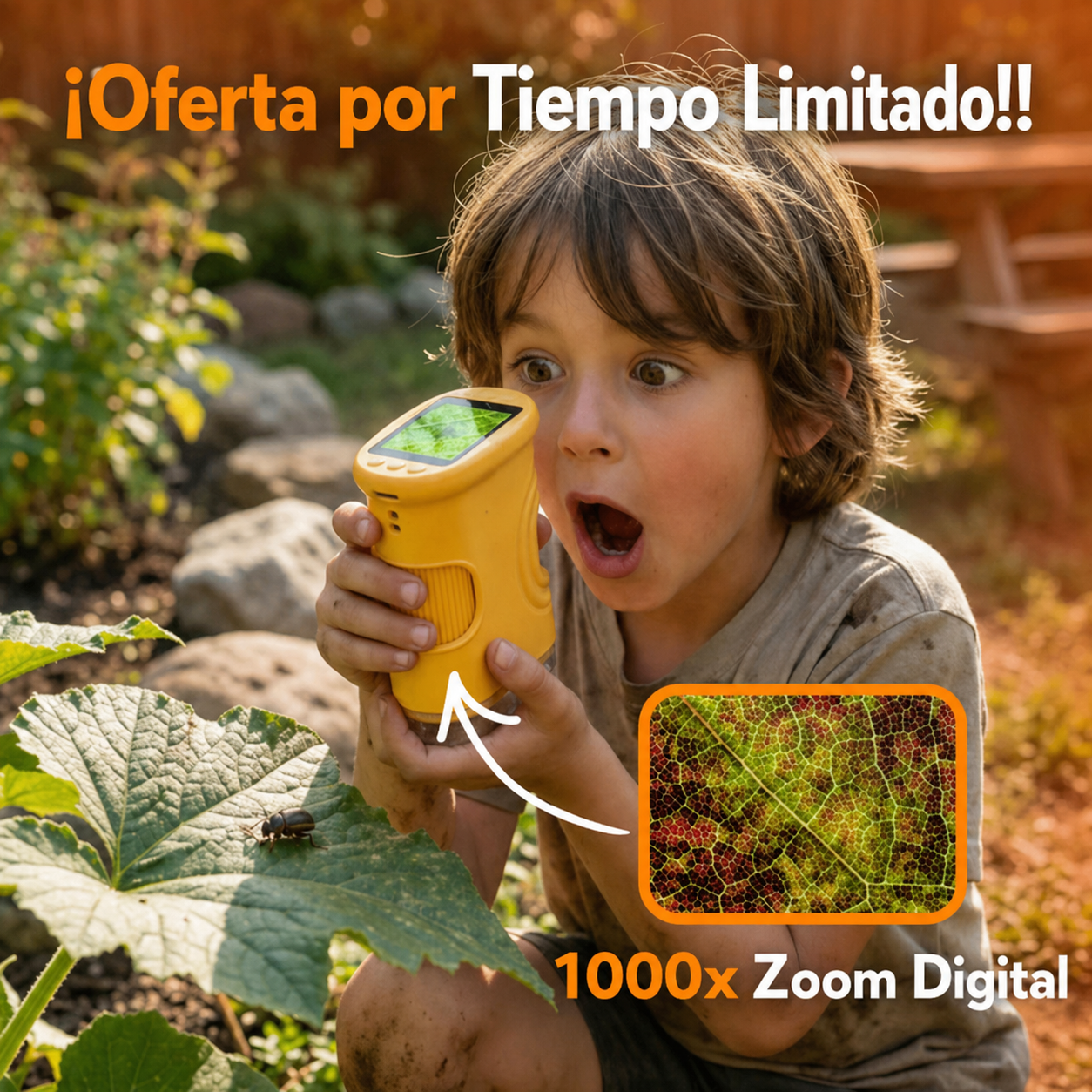 LupaMagica™ Microscopio de Descubrimiento 4K