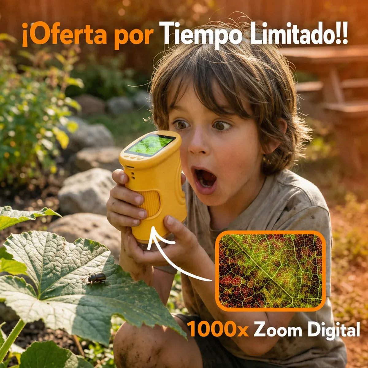 LupaMagica™ Microscopio de Descubrimiento 4K