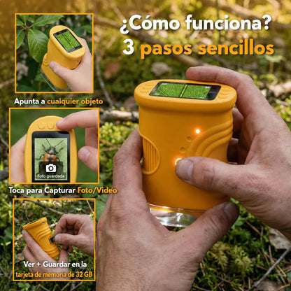 LupaMagica™ Microscopio de Descubrimiento 4K